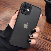 Load image into Gallery viewer, Matte Transparent Phone Cases For iPhone 11 12 Pro XS Max Mini X XR 8 7 6 6S Plus SE 2 Camera Protection Shockproof Cover
