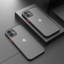 Load image into Gallery viewer, Matte Transparent Phone Cases For iPhone 11 12 Pro XS Max Mini X XR 8 7 6 6S Plus SE 2 Camera Protection Shockproof Cover
